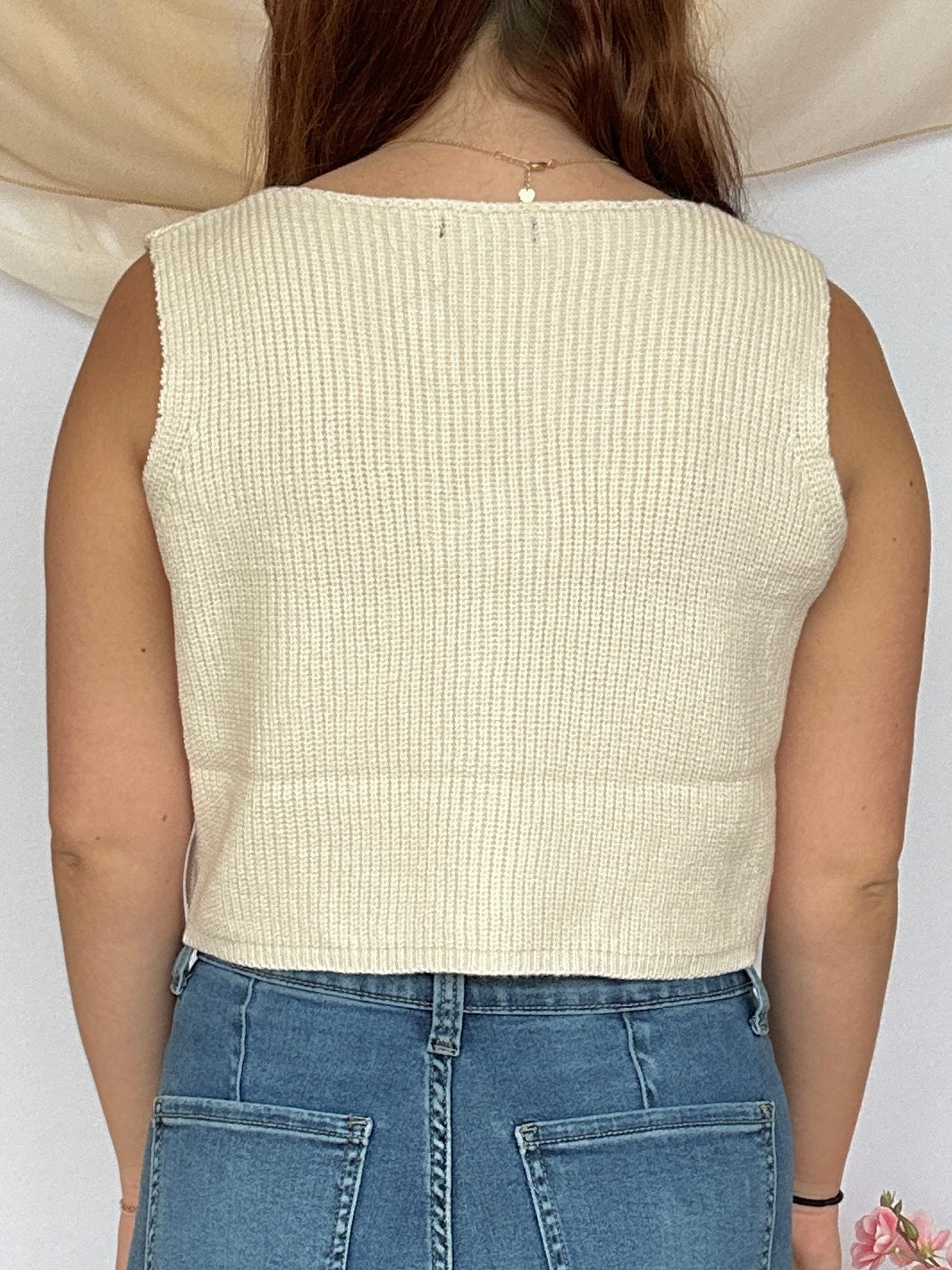 Isabel Knit Button Down Vest