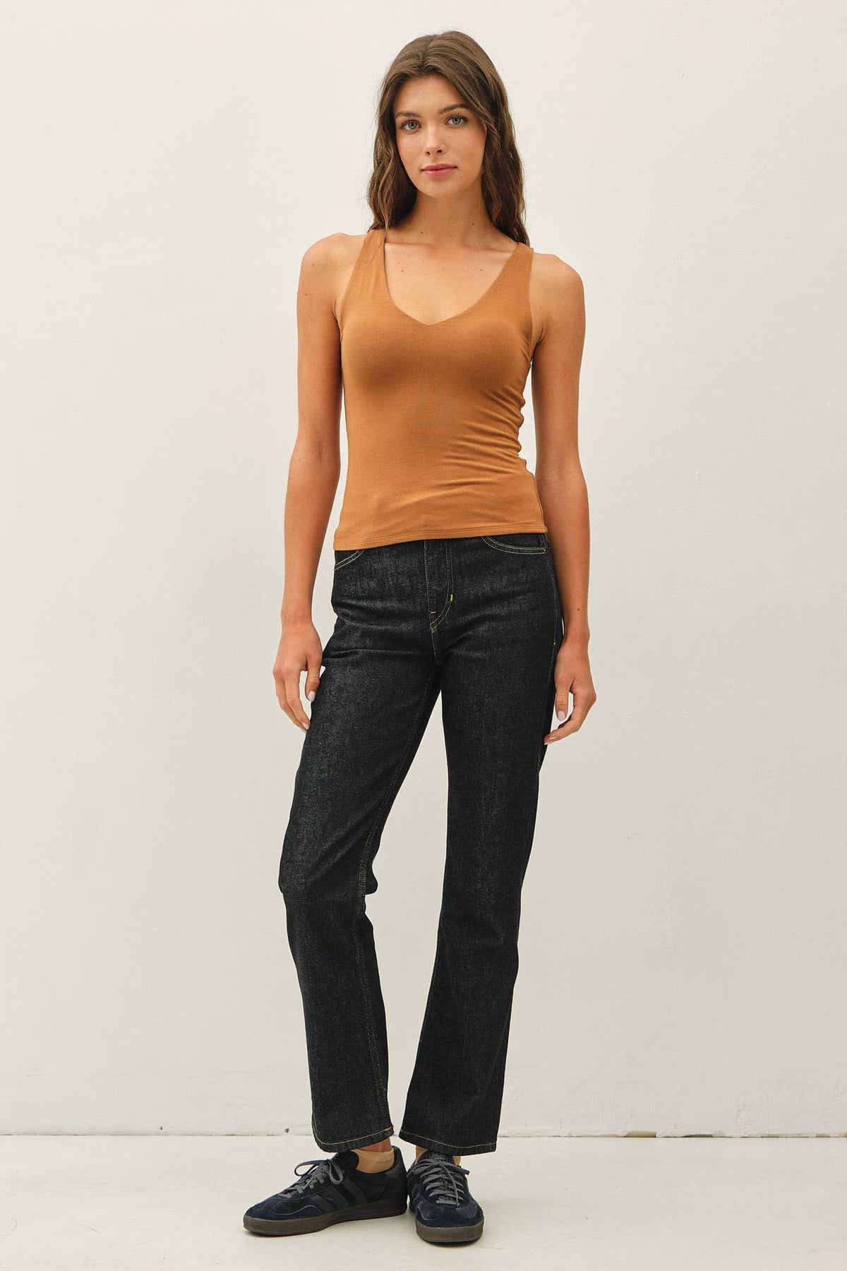 The Quinn Tank-Golden Brown