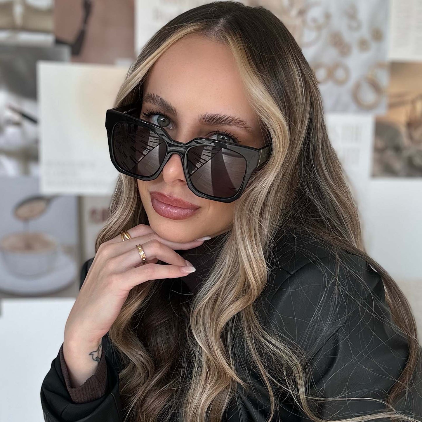 ARIANA BLACK + GREY GRADIENT
