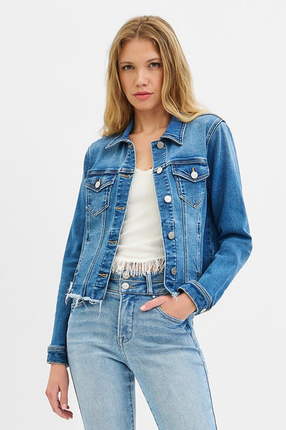 The Remy Fray Denim Jacket-MEDIUM