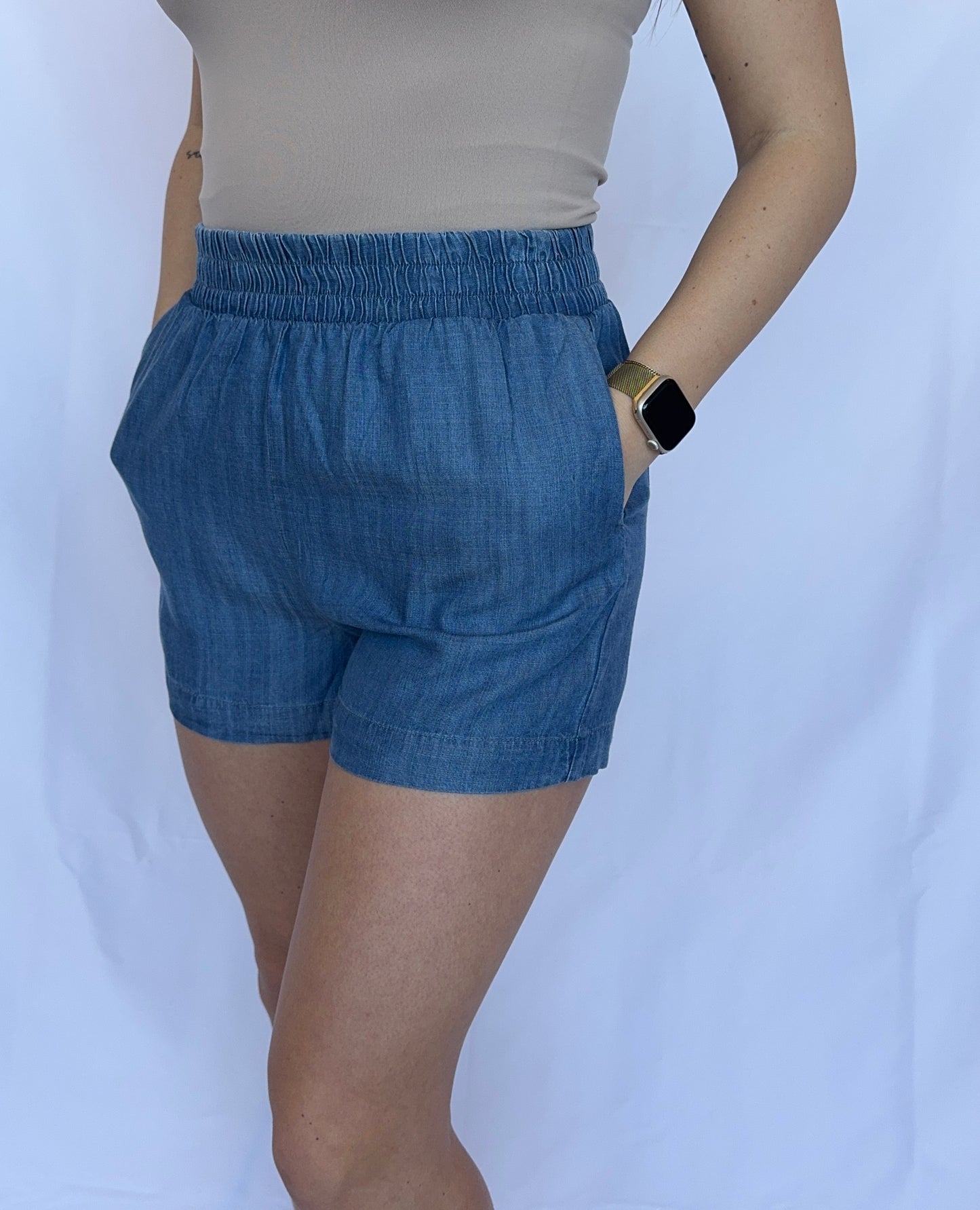 Weekend Comfort Denim Shorts