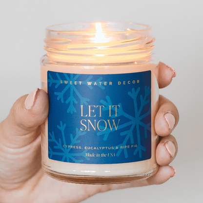 Let It Snow 9 oz Soy Candle