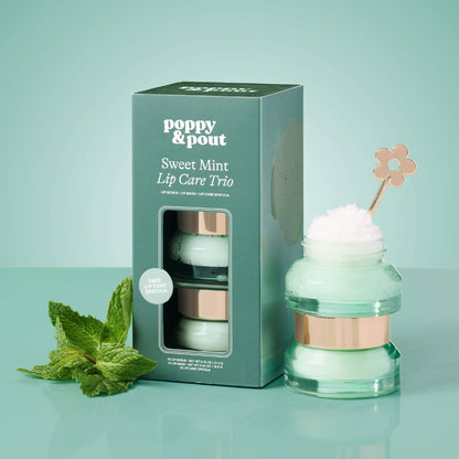 Poppy & Pout - Lip Care Trio, Sweet Mint