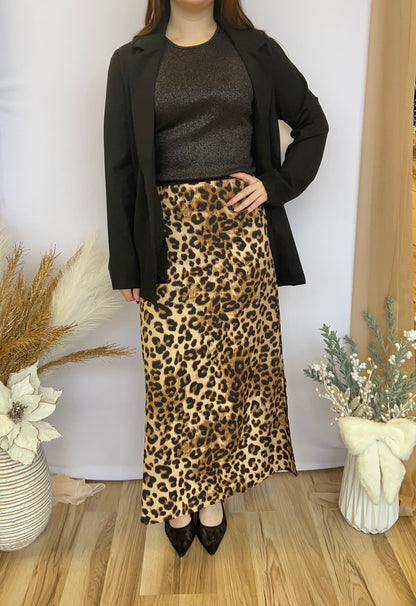 Golden Leopard Skirt
