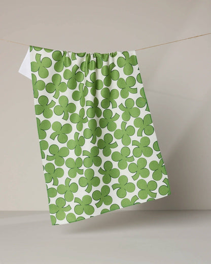 Clover Toss Tea Towel-Geometry
