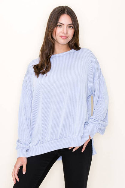 Modern Muse Ribbed Top