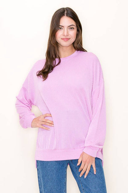 Modern Muse Ribbed Top
