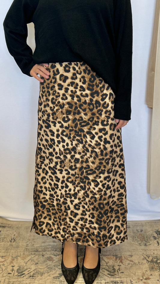 Golden Leopard Skirt