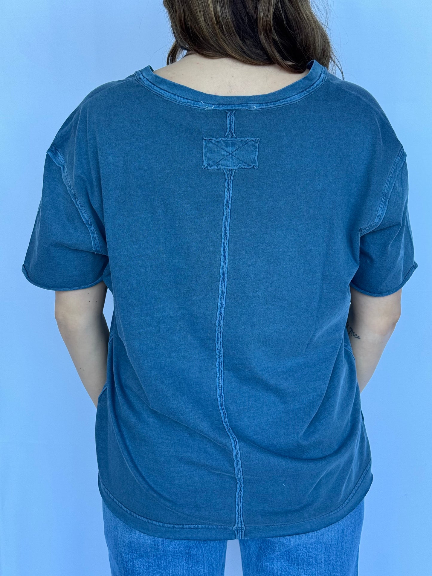 The Washed V-Neck Tee