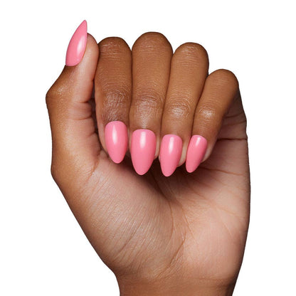 Glamnetic - Flamingo Pink Press-On Nails | Solid Nails | Short Almond