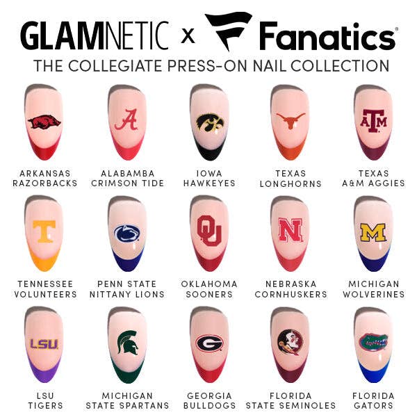 Glamnetic - Glamnetic x Fanatics The Collegiate Press-On Nail Collection