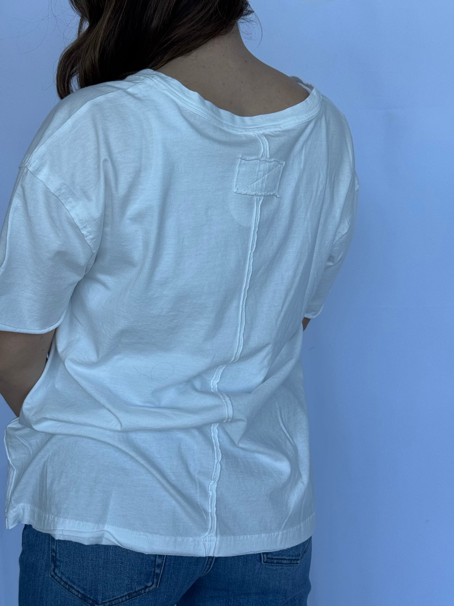 The Washed V-Neck Tee