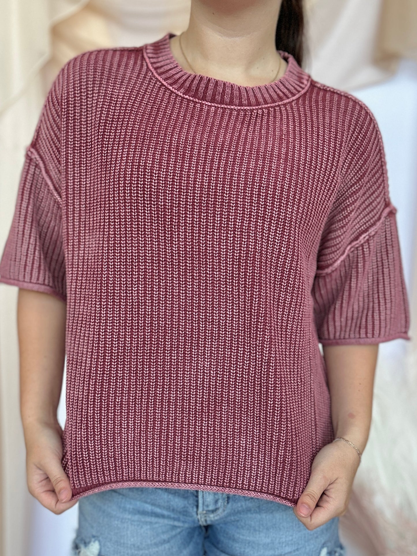 Simona Crew Sweater top