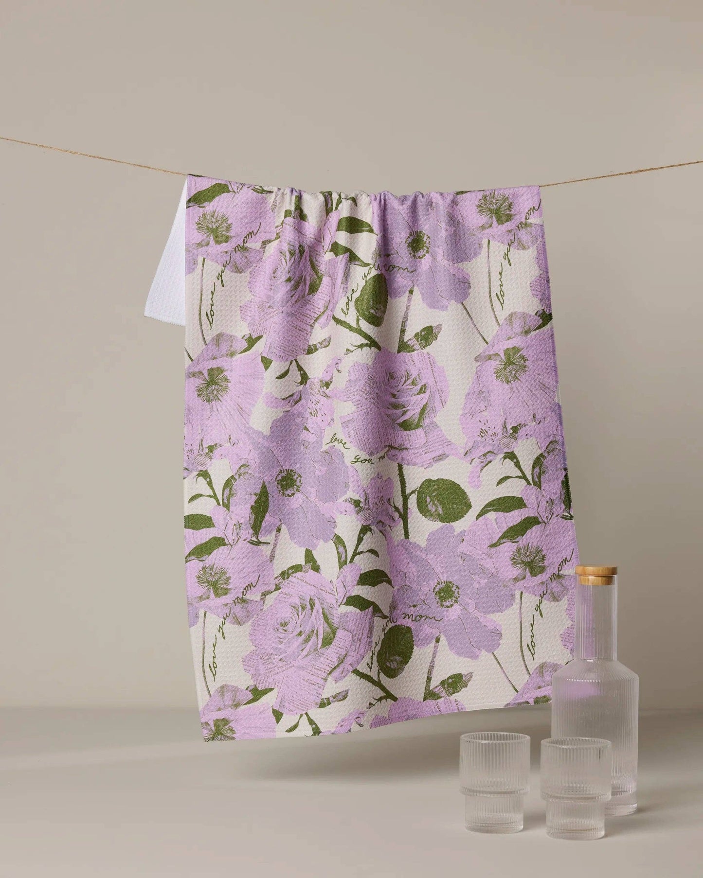 Geometry - Love U Forever Tea Towel