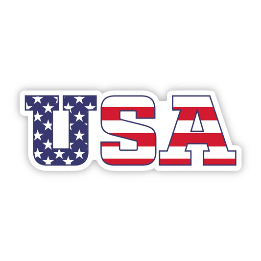 Big Moods - "USA" Sticker - American Flag