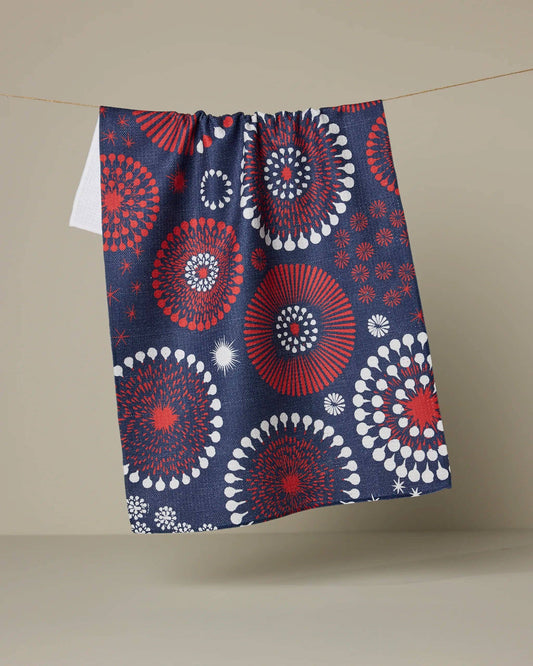 Geometry - Freedom Sparks Tea Towel
