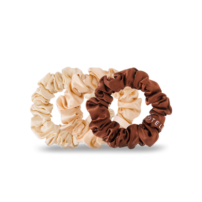 TELETIES - Silk Hair Scrunchie | Large | For the Love of Nude