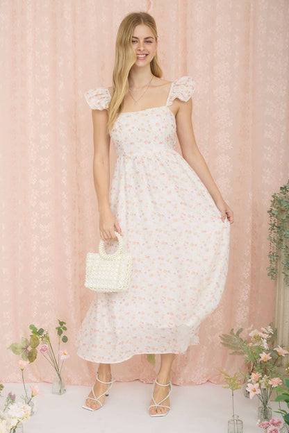 Soft Romance Midi Dress