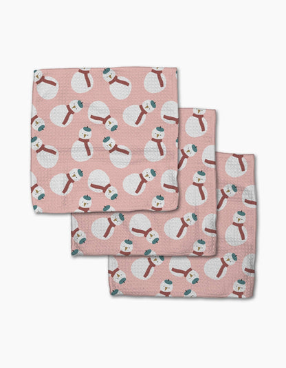 Geometry - Snowman Dishcloth Set