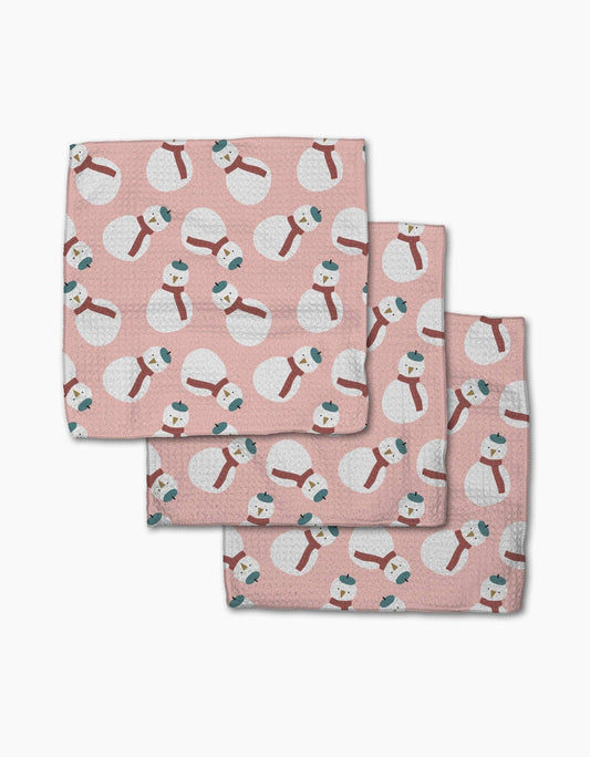 Geometry - Snowman Dishcloth Set