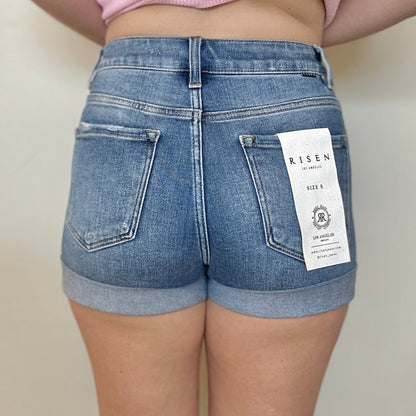 Ella Risen Shorts – Dark Wash