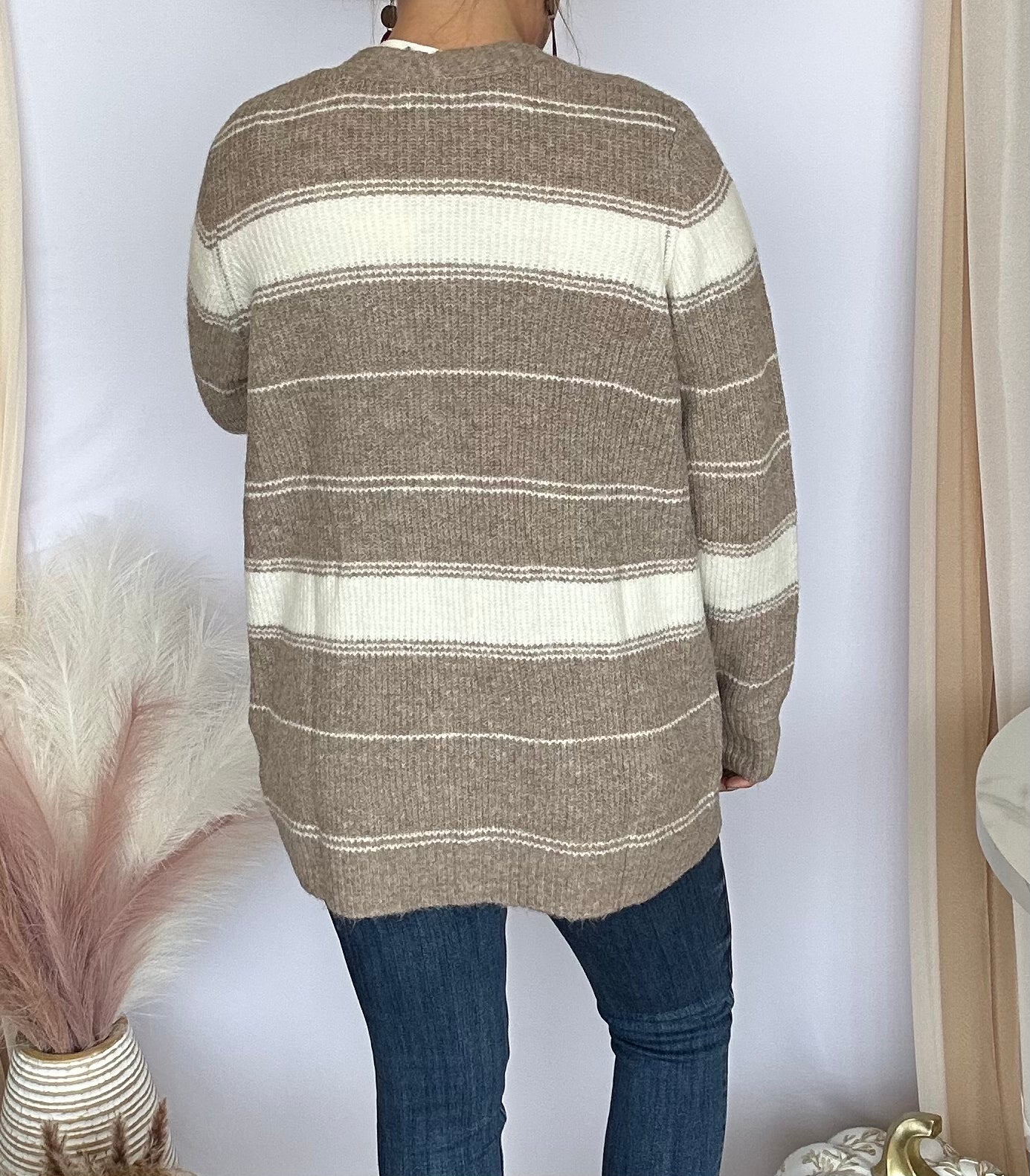 Time to Waste Striped Cardigan