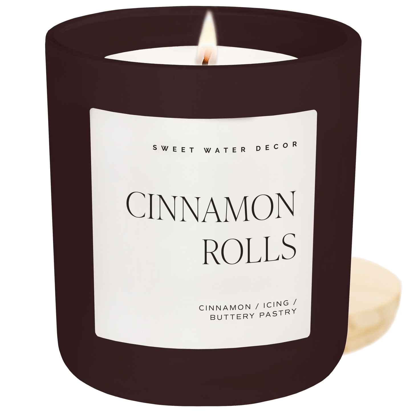 Cinnamon Rolls 15 oz Soy Candle Matte Jar