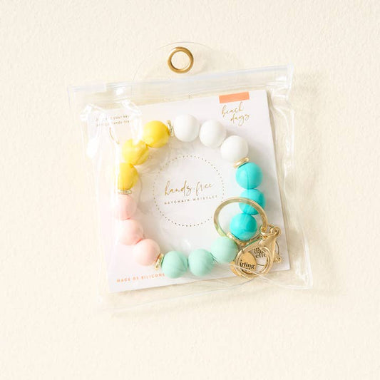 Hands-Free Keychain Wristlet - Beach Days