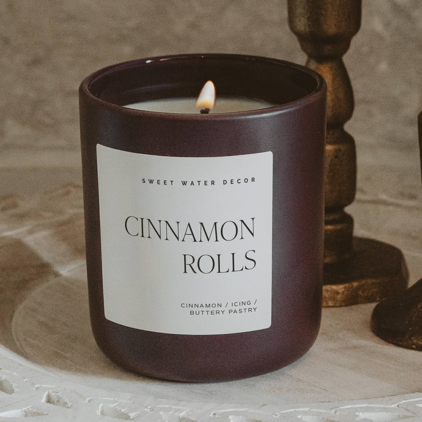 Cinnamon Rolls 15 oz Soy Candle Matte Jar