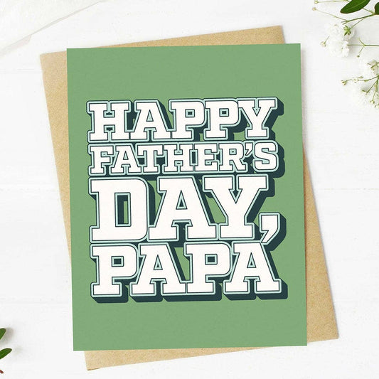 Happy Father's Day Papa Greeting Card