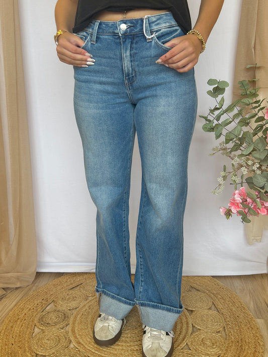 The Ivy High-Rise Wide Jean
