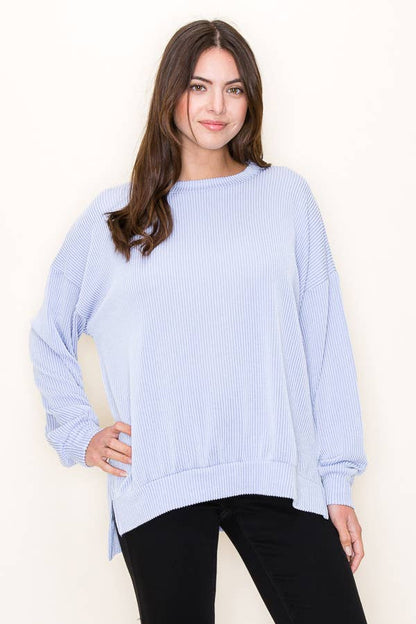Modern Muse Ribbed Top