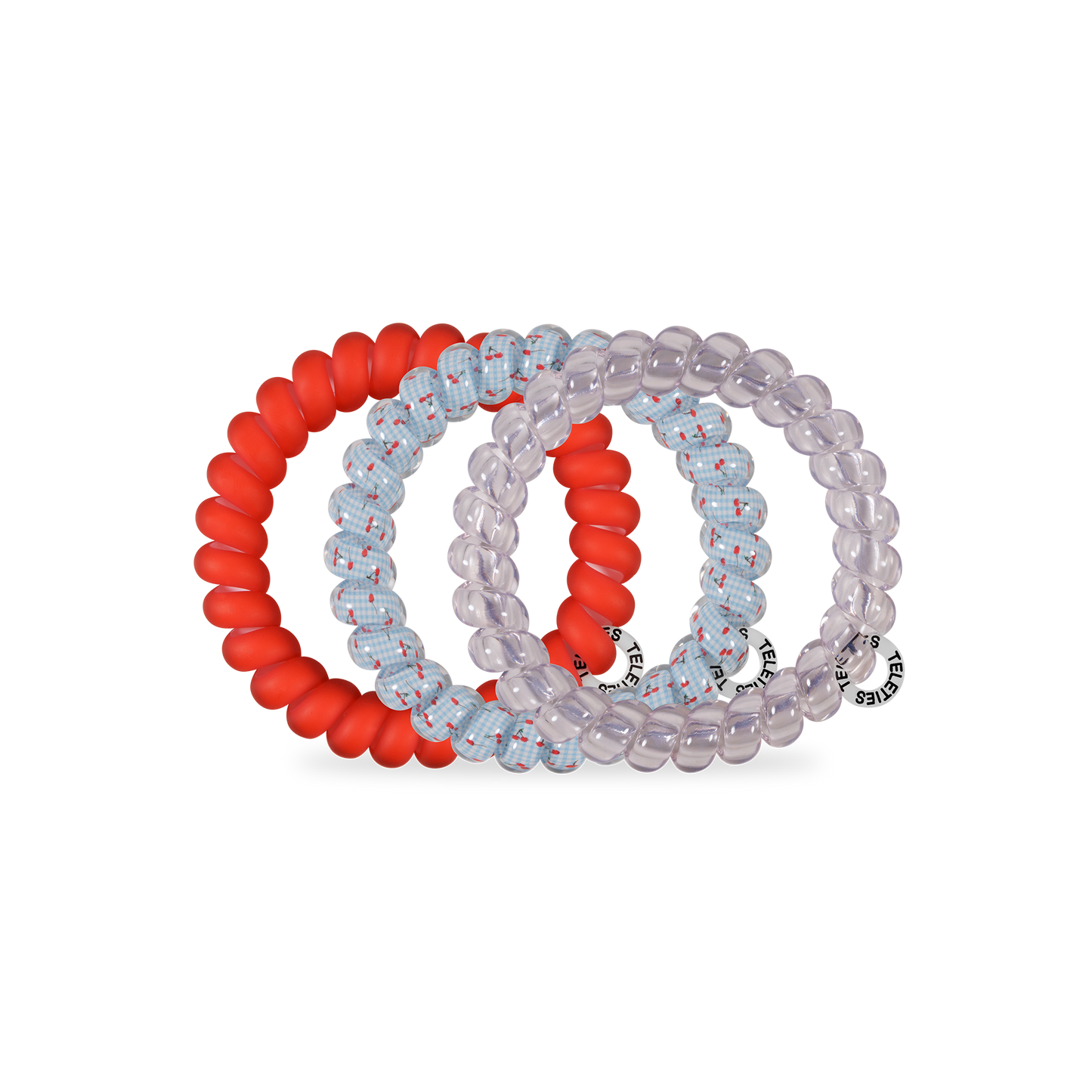 TELETIES - Basket of Cherries Large Hair Ties