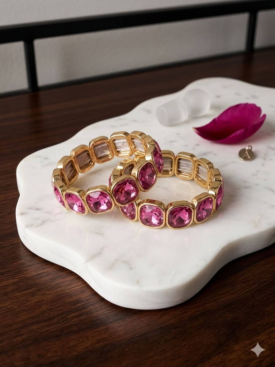 Hot Pink Glam Bracelet