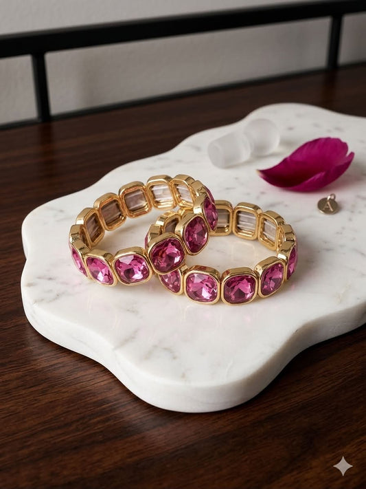Hot Pink Glam Bracelet