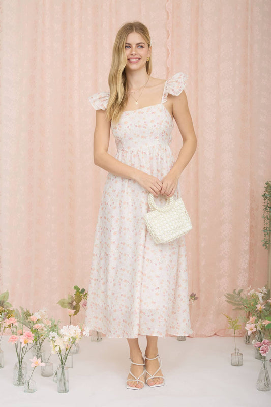 Soft Romance Midi Dress
