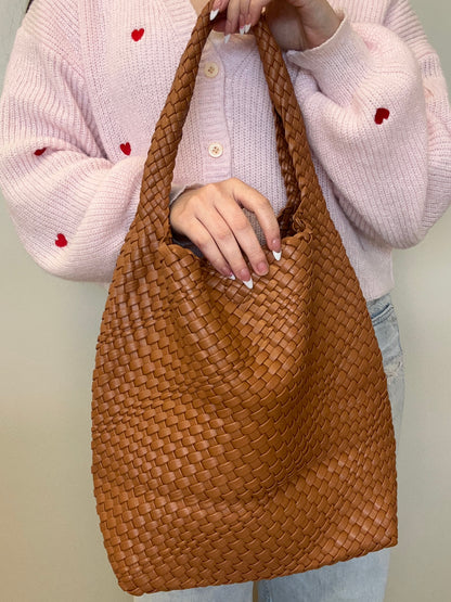 Rachel Woven Slouchy Hobo