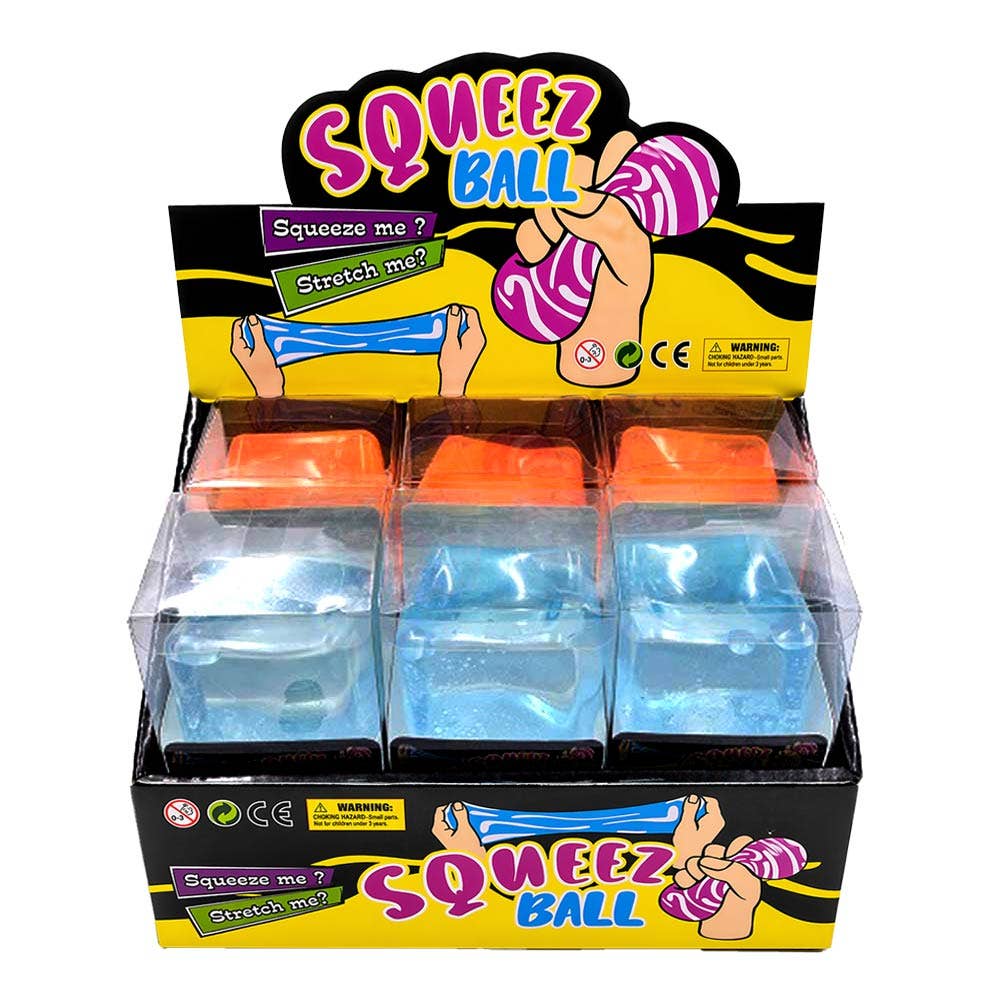 Colorful Gel Squishy Stress Relief Ball Toy