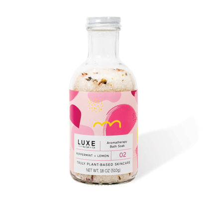 Cait + Co - Luxe Peppermint + Lemon Aromatherapy Bath Soak