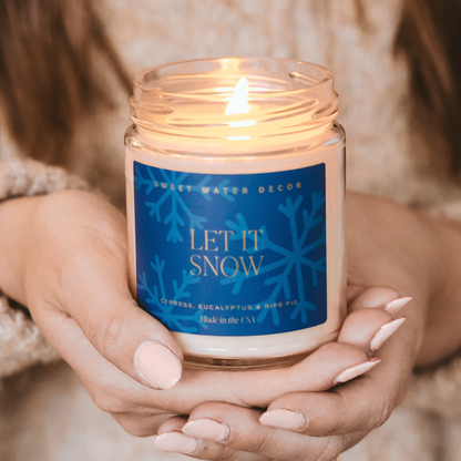 Let It Snow 9 oz Soy Candle
