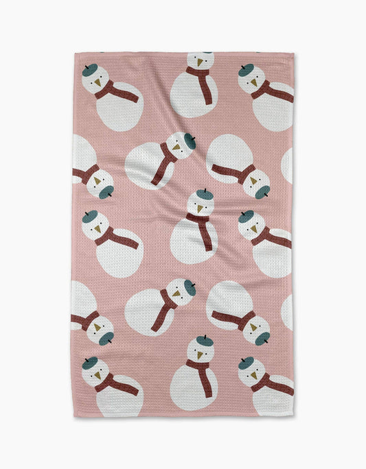 Geometry - Snowman Tea Towel