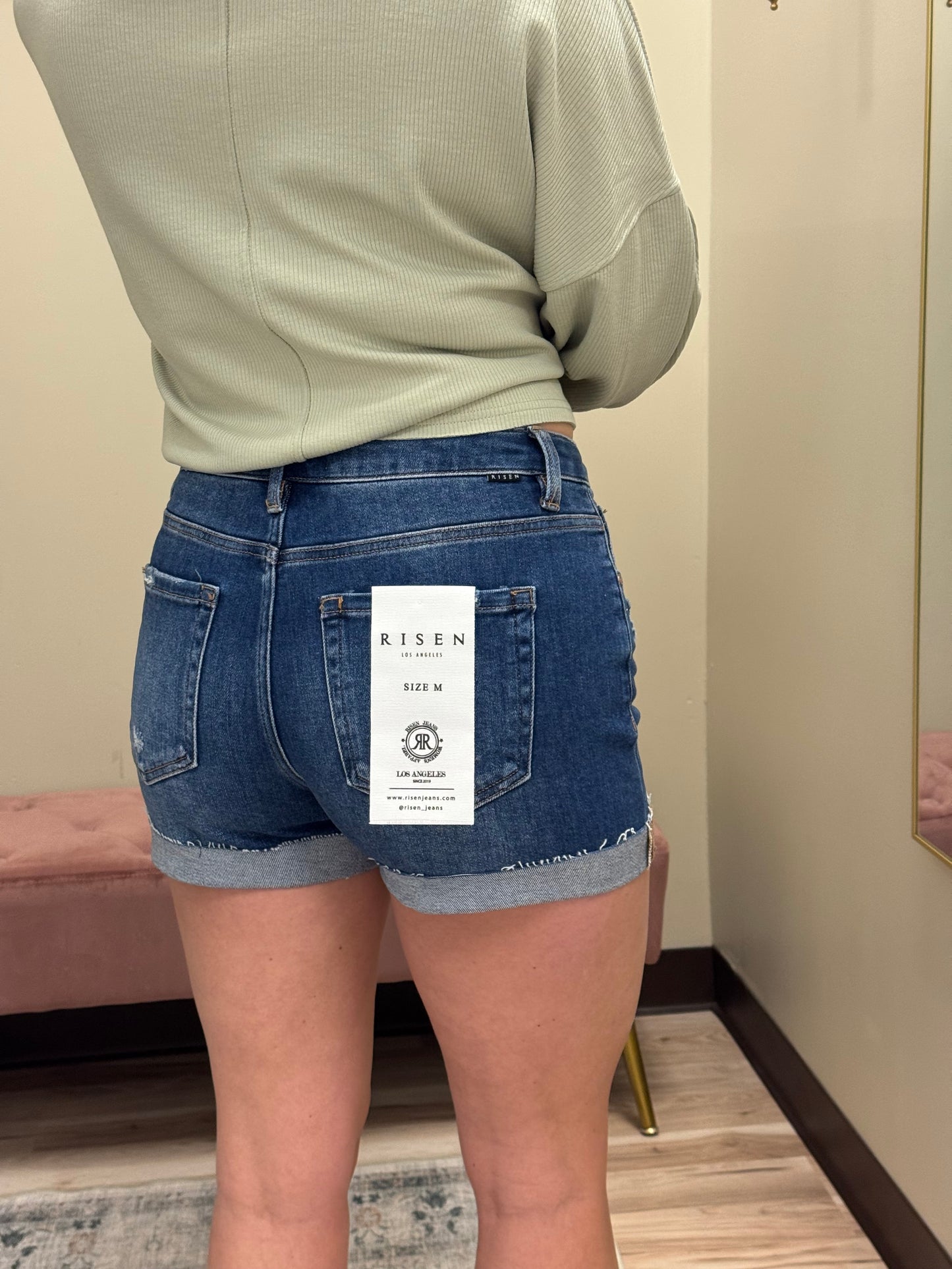 The Brooke Risen Shorts – Dark Wash