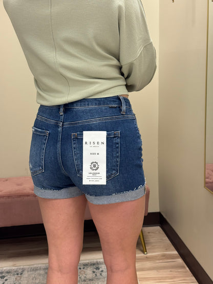 The Brooke Risen Shorts – Dark Wash