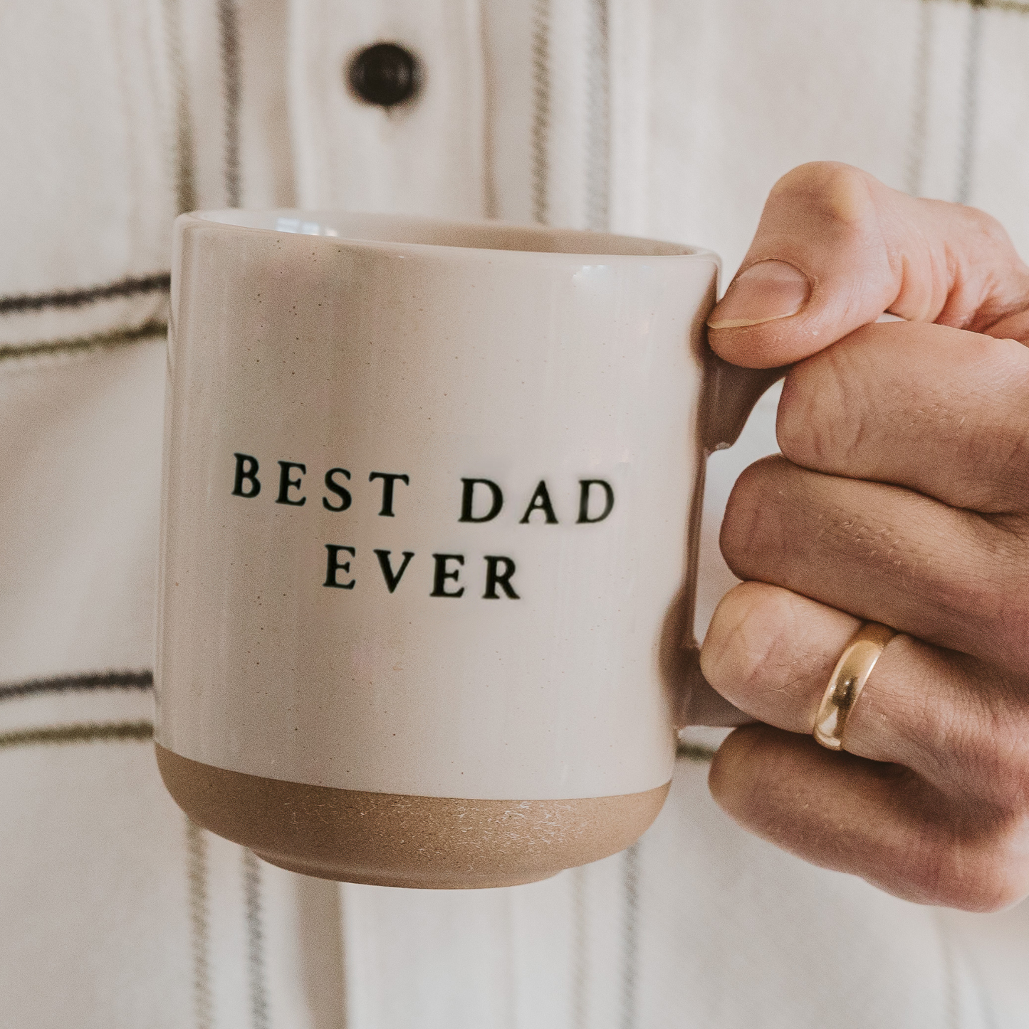 Best Dad Ever Stoneware Coffee Mug