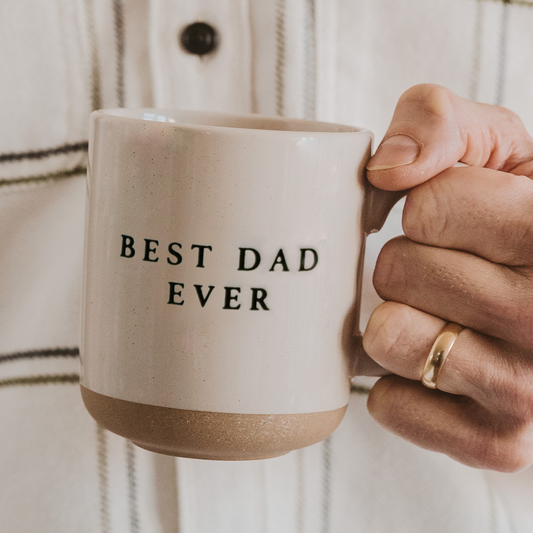 Best Dad Ever Stoneware Coffee Mug
