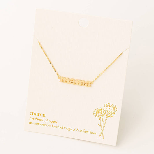 Mama Charm Necklace - Elegant Design