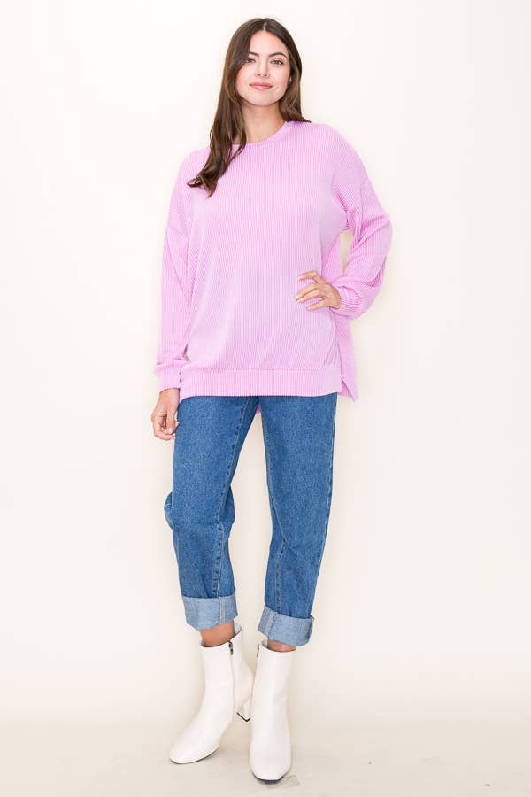 Modern Muse Ribbed Top