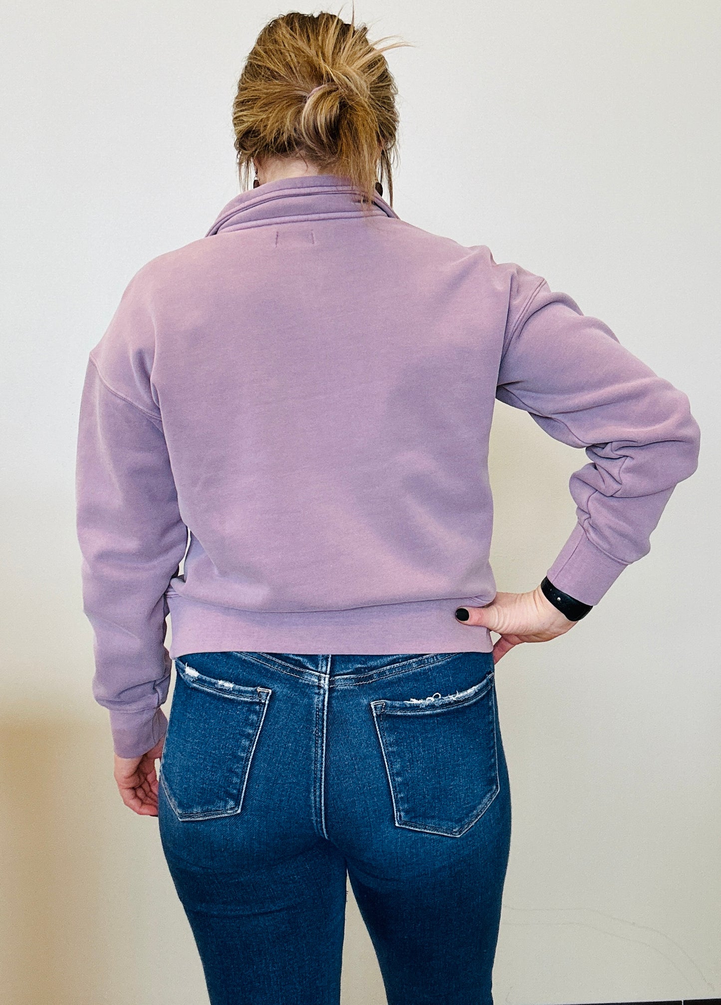 SERENITY FLEECE ZIP PULLOVER