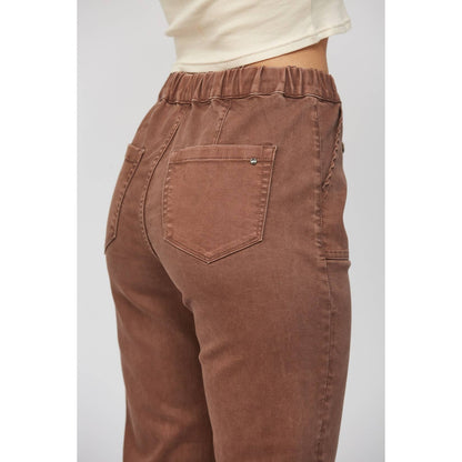 Cropped Out Joggers - Cocoa