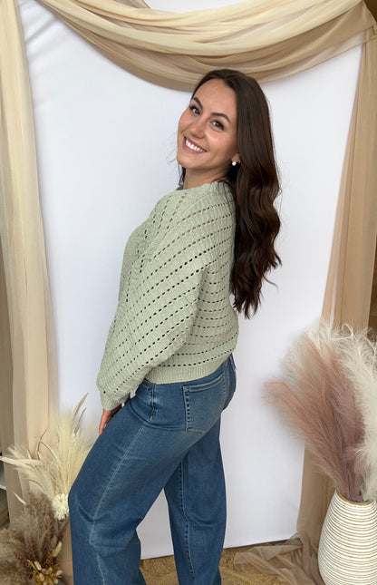 Sweetheart Chenille Sweater